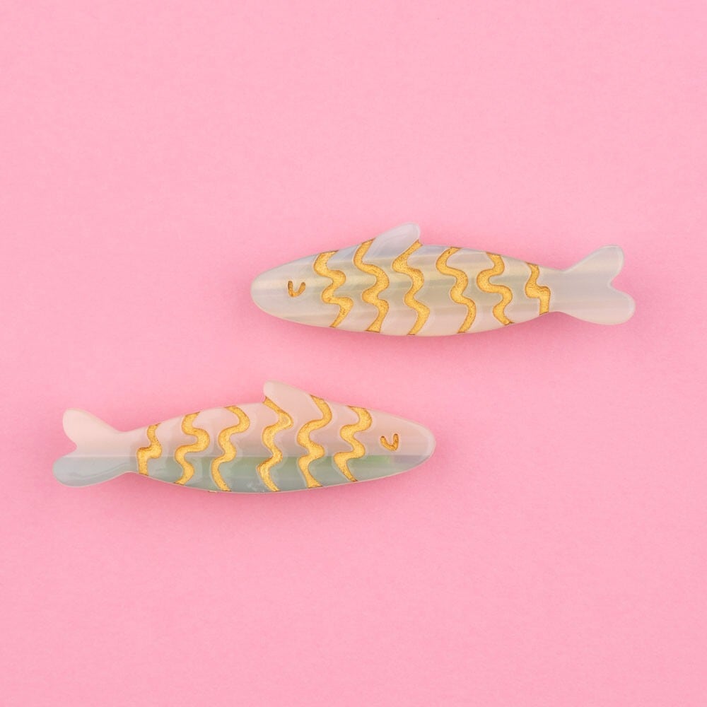 «sold out» Coucou Suzette Sardines Hair Clip Set ククシュゼット ヘアアクセサリー