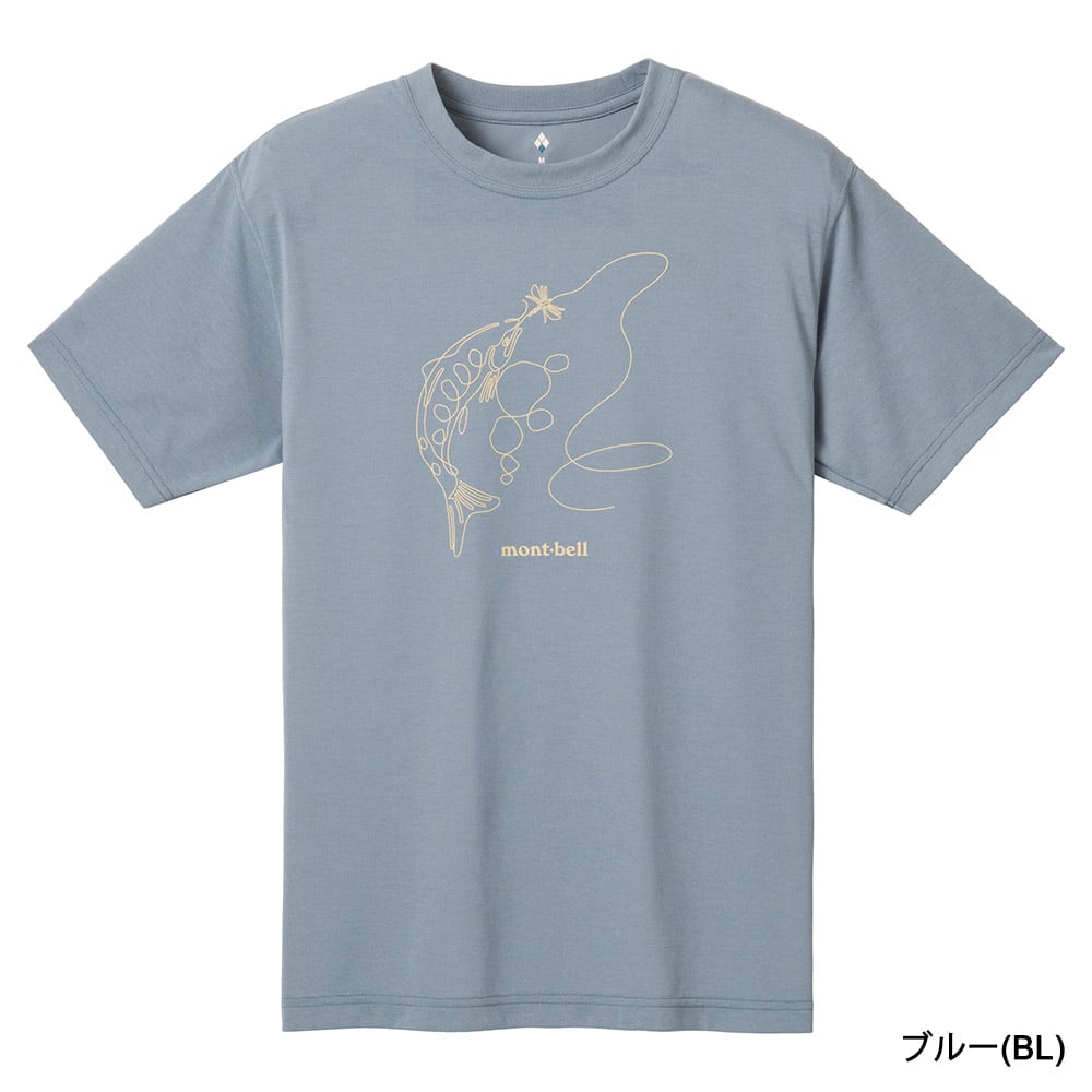 モンベル mont-bell WIC.T ワンストロークスケッチ トラウト(1114721)全2色