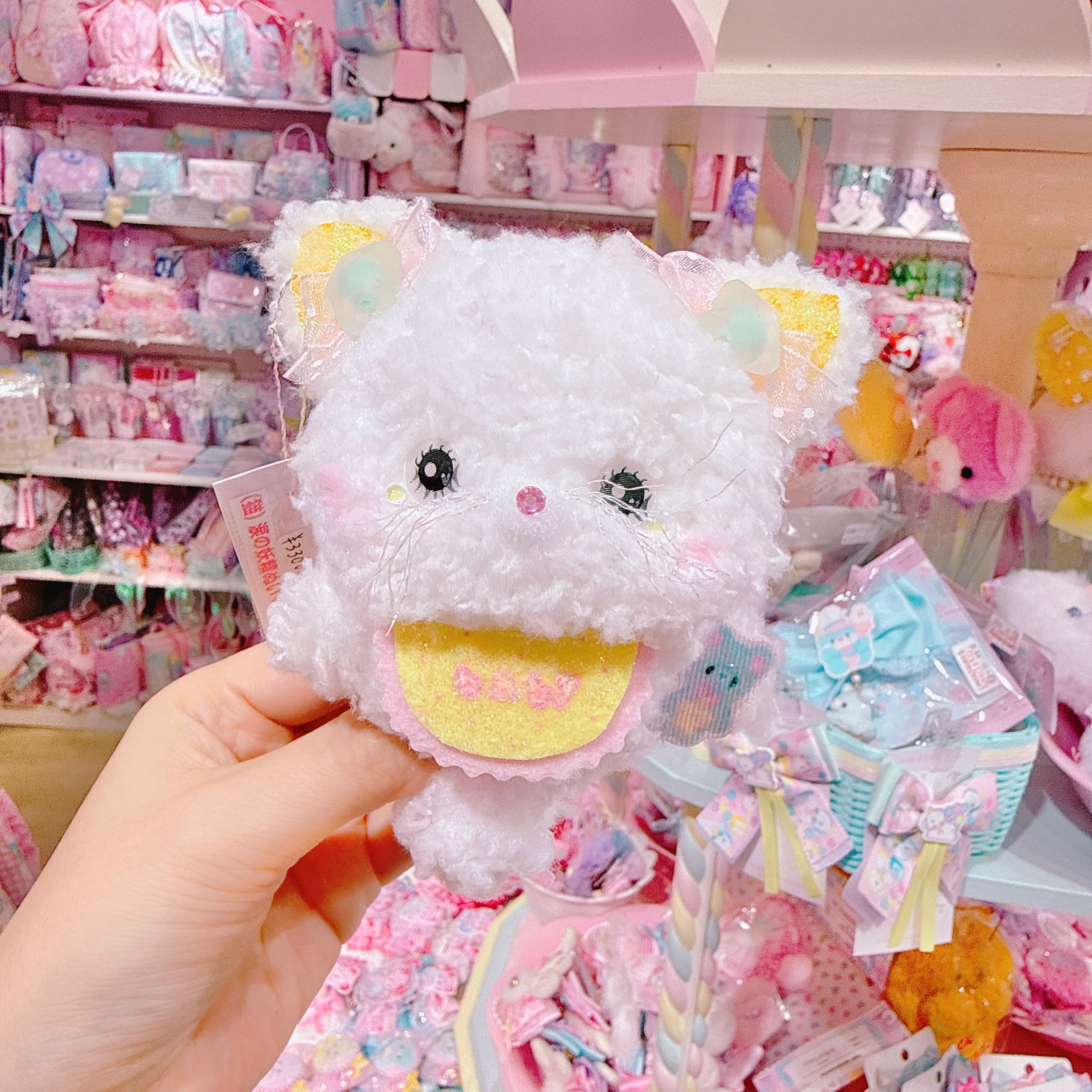 【M4】65-14ウインクするよ♪涙の妖精ぬいぐるみ（猫）