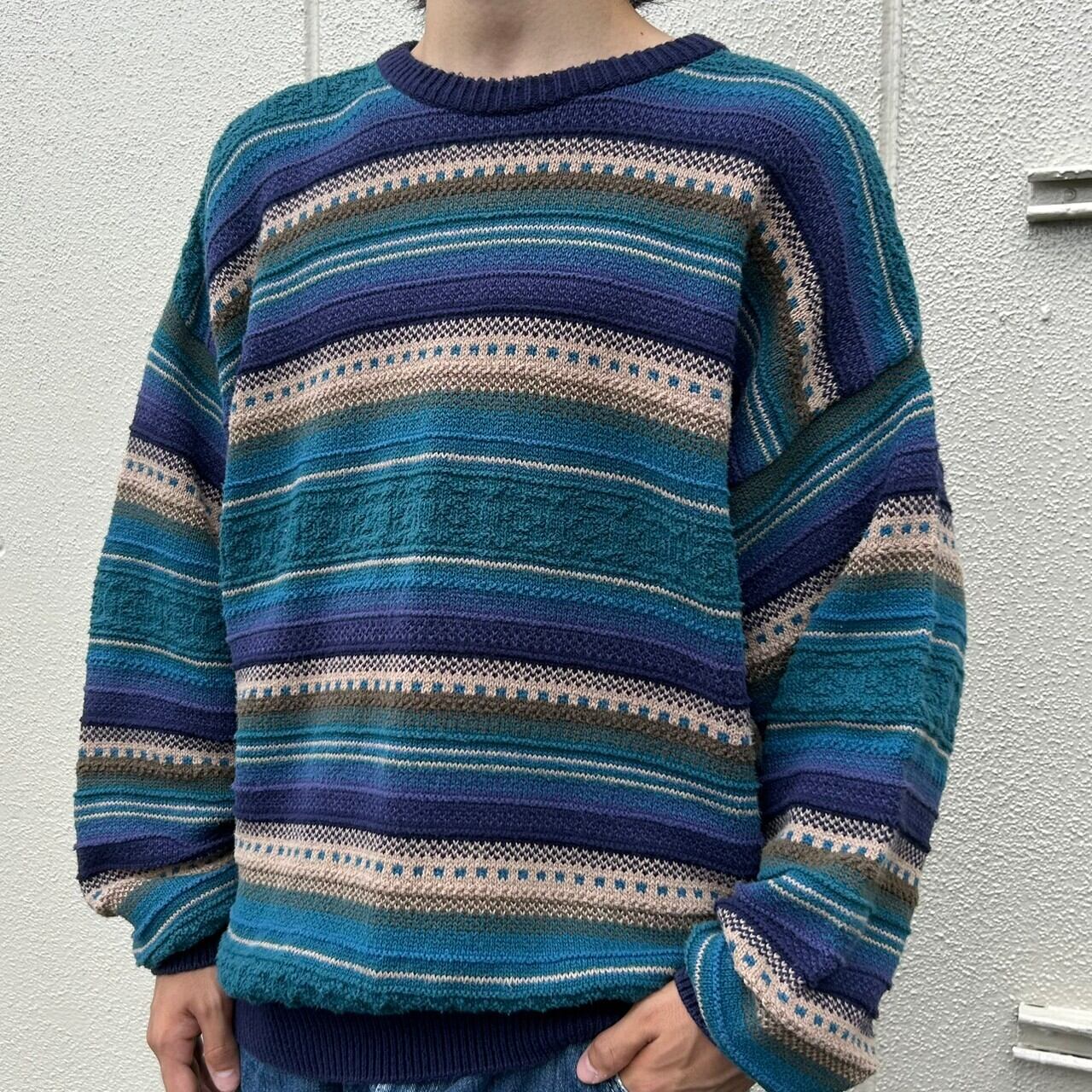 vintage デザイン ニット セーター