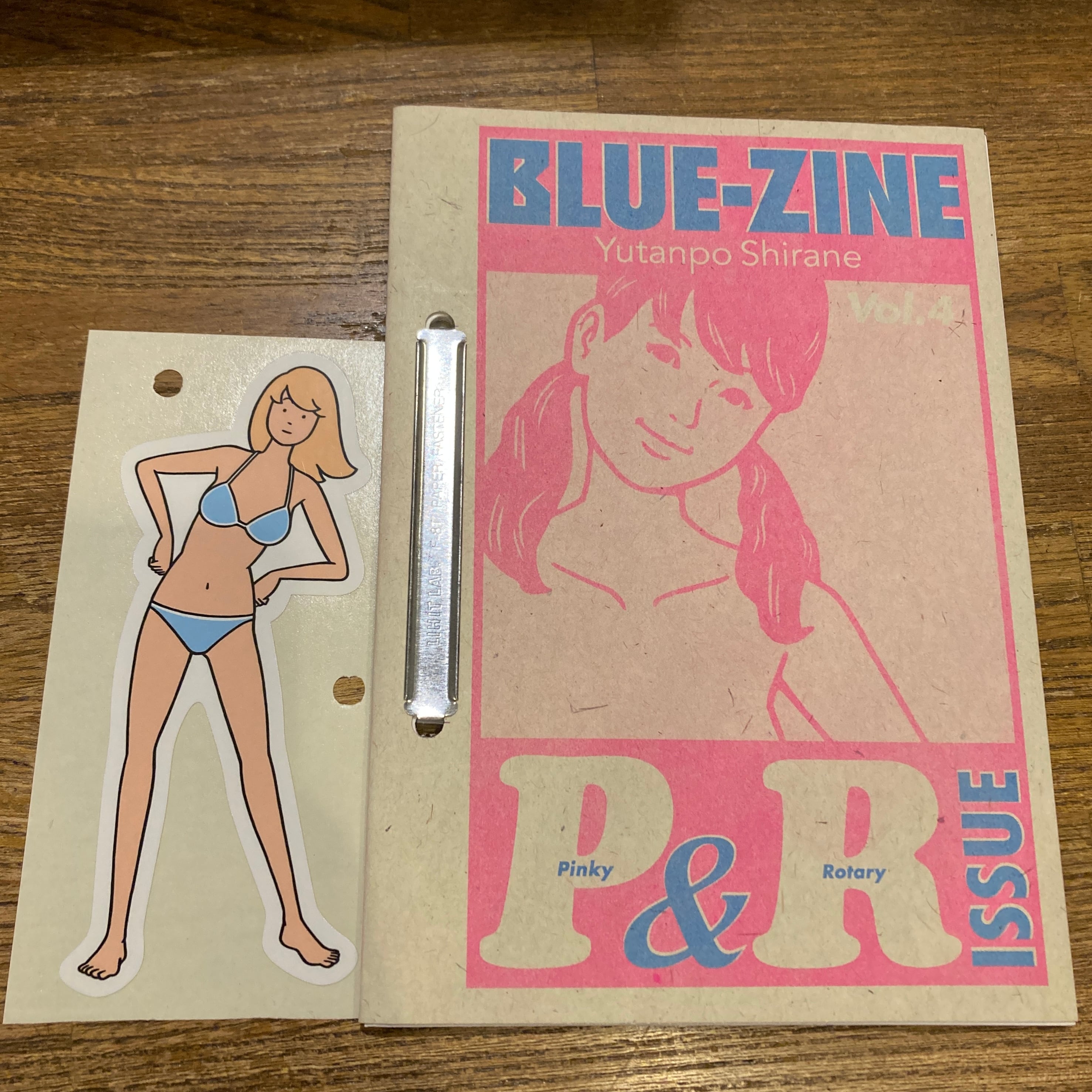 BLUE - ZINE Vol.4 Pinky & Rotary issue / 白根ゆたんぽ | 百年