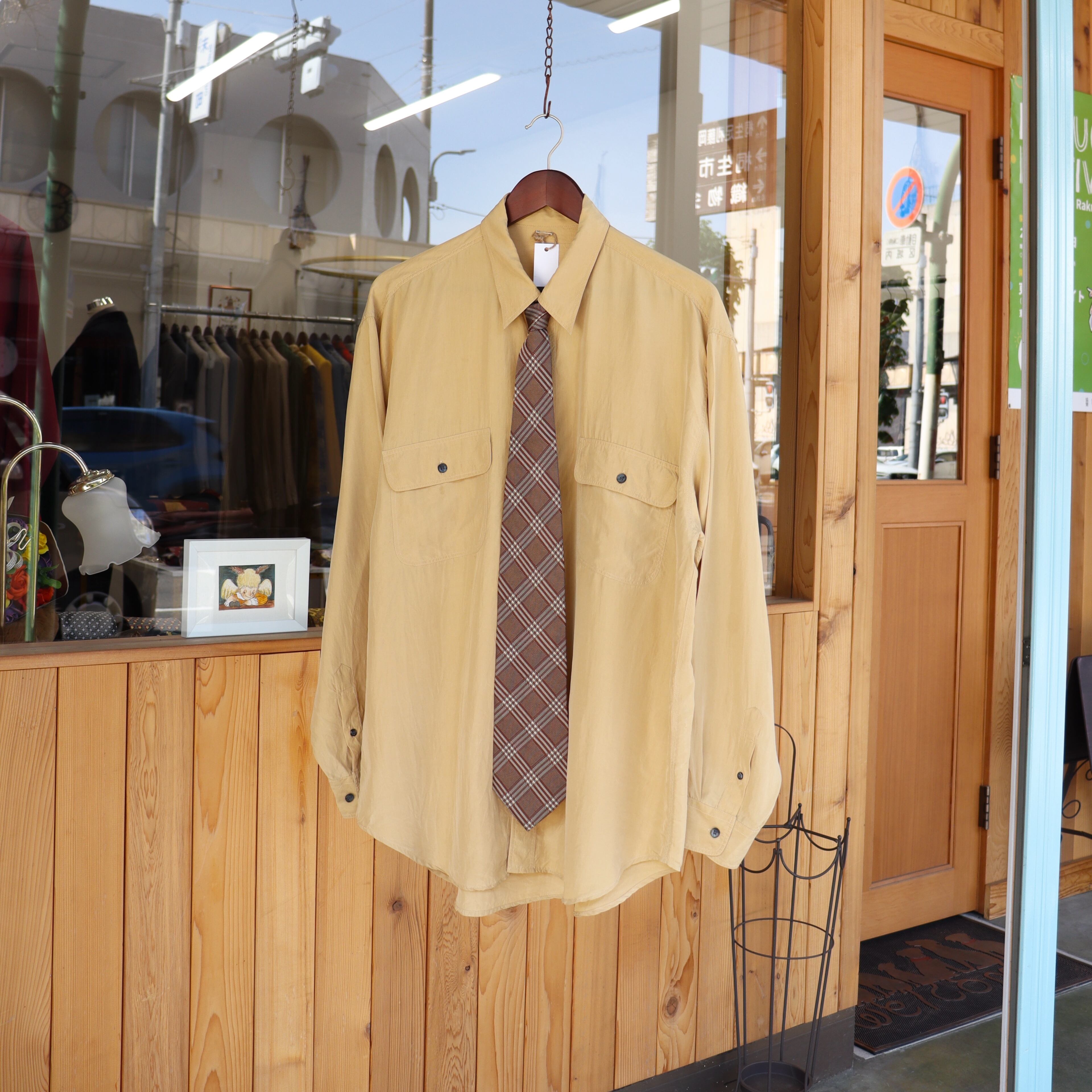 silk shirt & necktie【set】