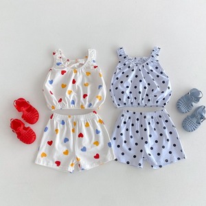 【BABY&KID】ノースリーブ可愛いセットアップ
