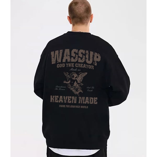 Back print design sweat P307