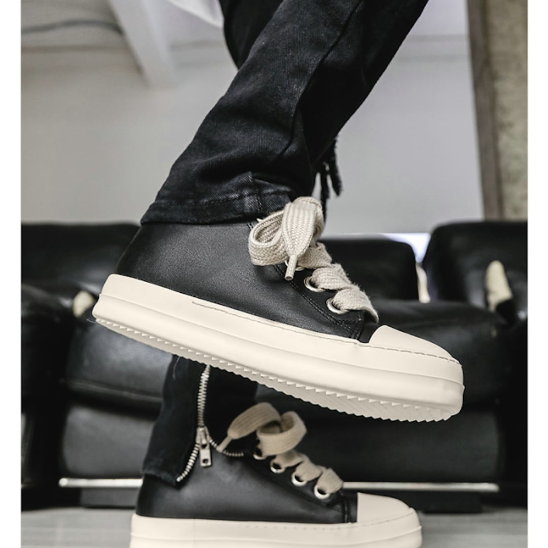 Rick リック系 ラモーンズ風 ハイカットスニーカー 27.5cm opium Owens 