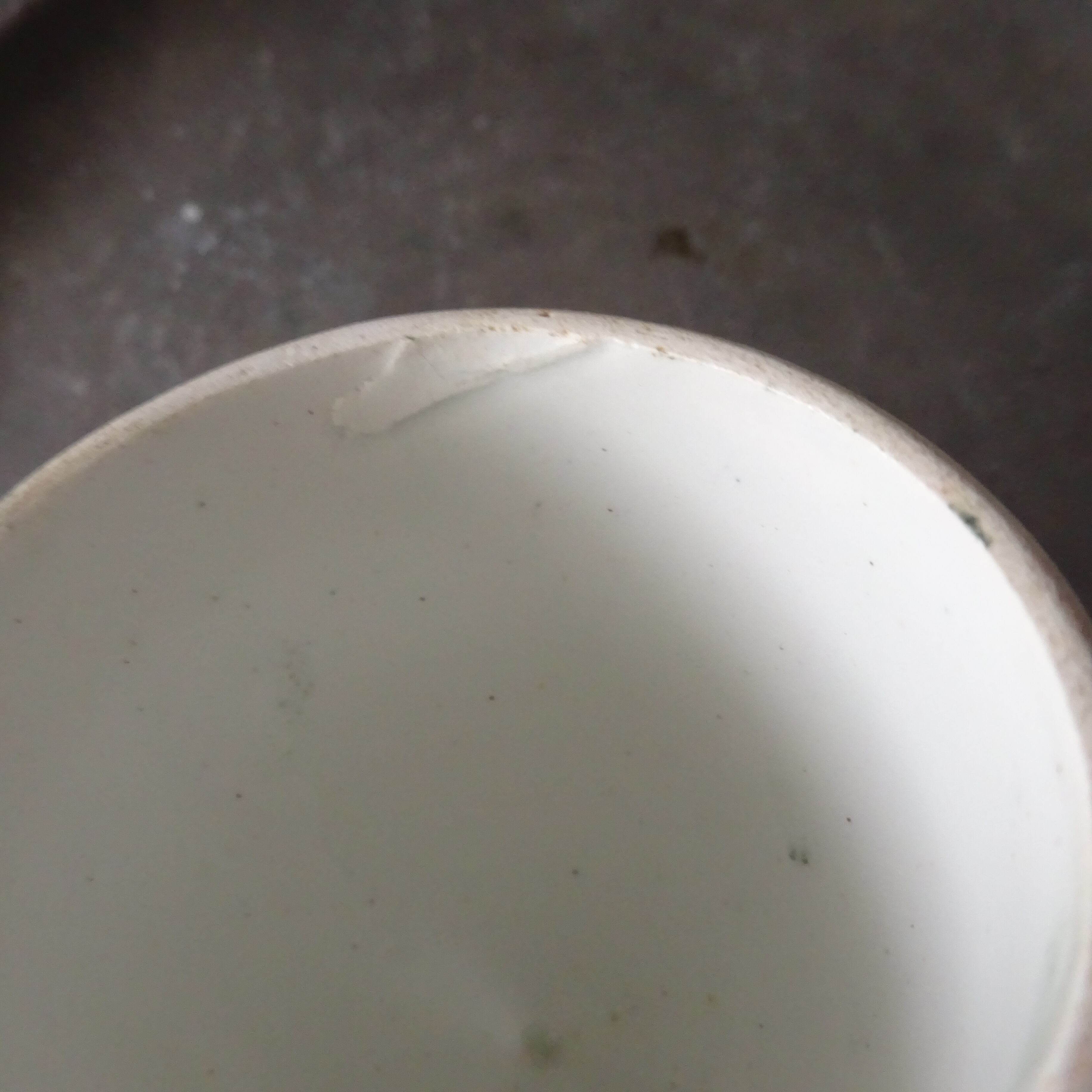 【 Nouveauté 】☆ Coquetier ancien décor《Fleurs et Rocaille》peint à la main 2個セット