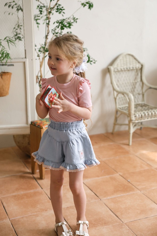 [予約][送料無料]≪Puella FLO≫Rose Denim Pants 13