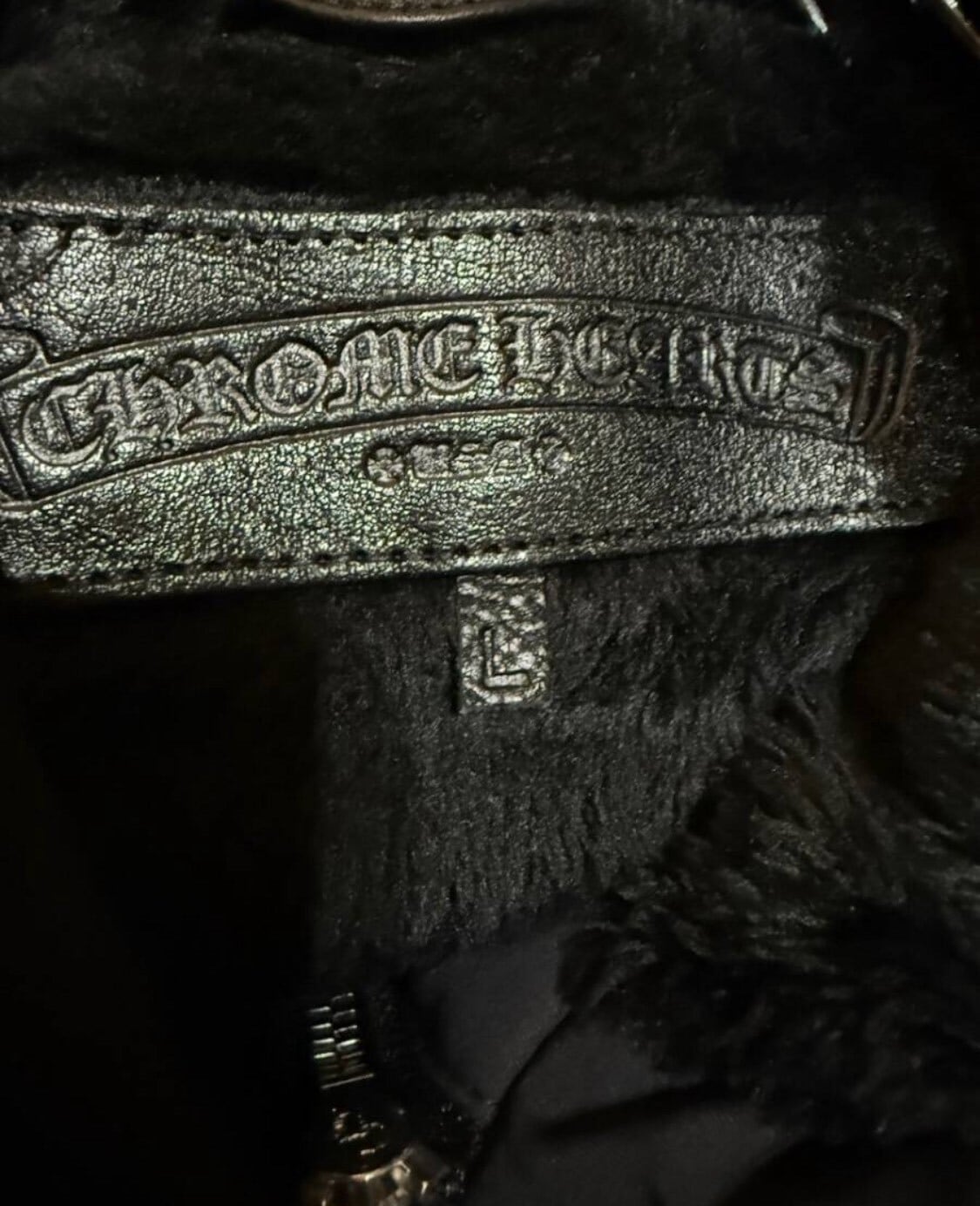 CHROME HEARTS クロムハーツ HURRICANE クロスパッチ レザーポケット