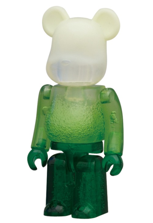 メディコム ベアブリック BE@RBRICK 100% [シリーズ 23] JELLYBEAN クリームソーダ 内袋未開封 カード有り 箱無し ４号店商品