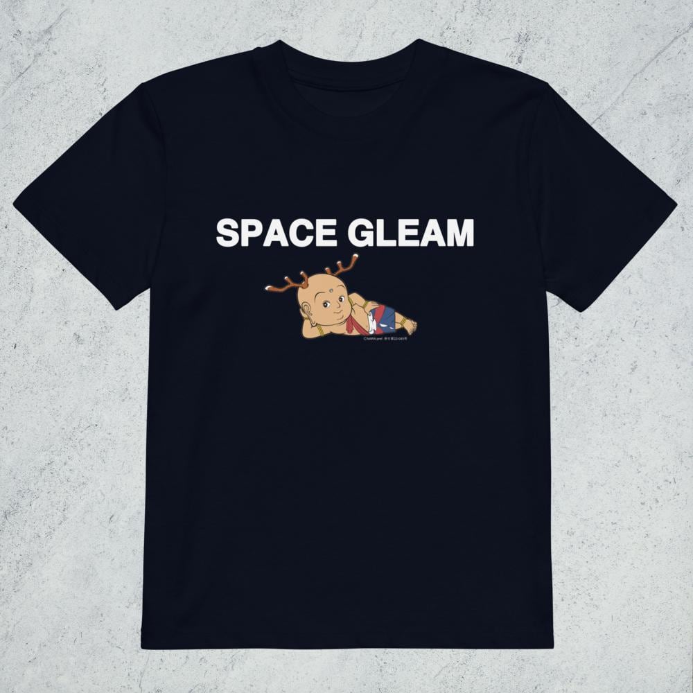 第二弾 SPACE GLEAM×せんとくんコラボ キッズ オーガニックコットン T