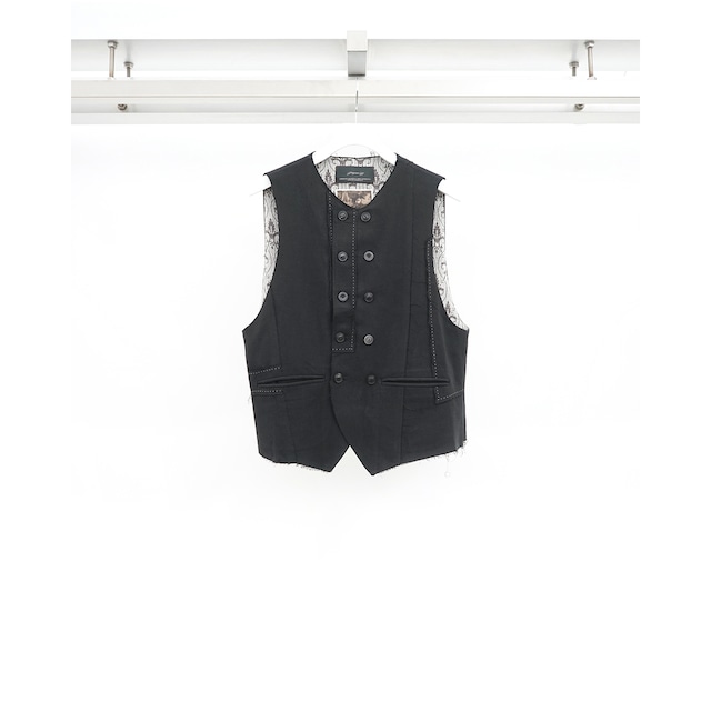 [ Professor.E ](プロフェッサーイー) 26SS-PE-VST-01 Patchwork Waistcoat