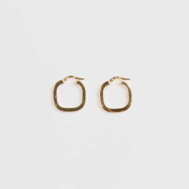 14K Gold Soft Angle Earrings		