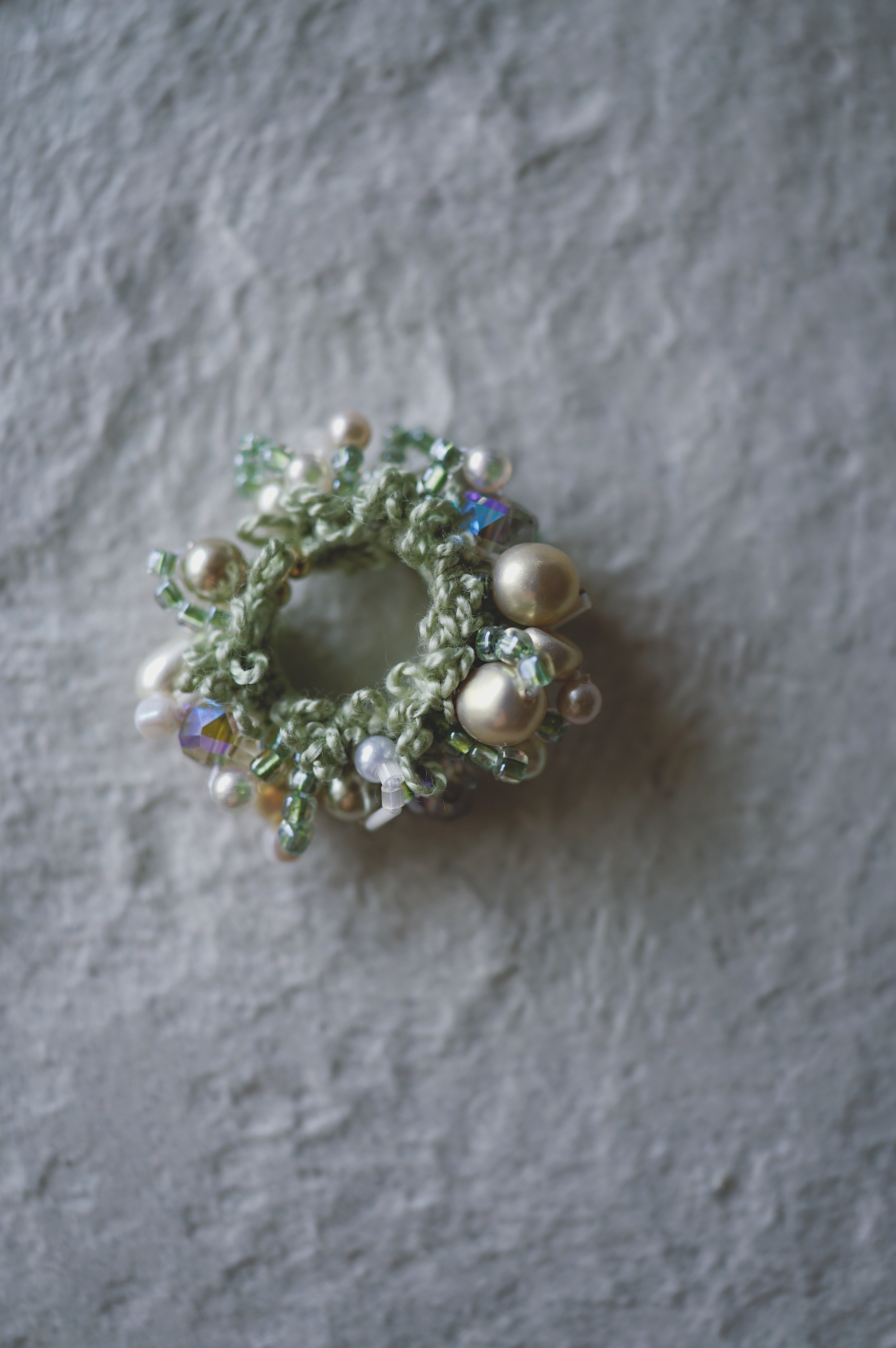 green ♡ ear cuff / ring
