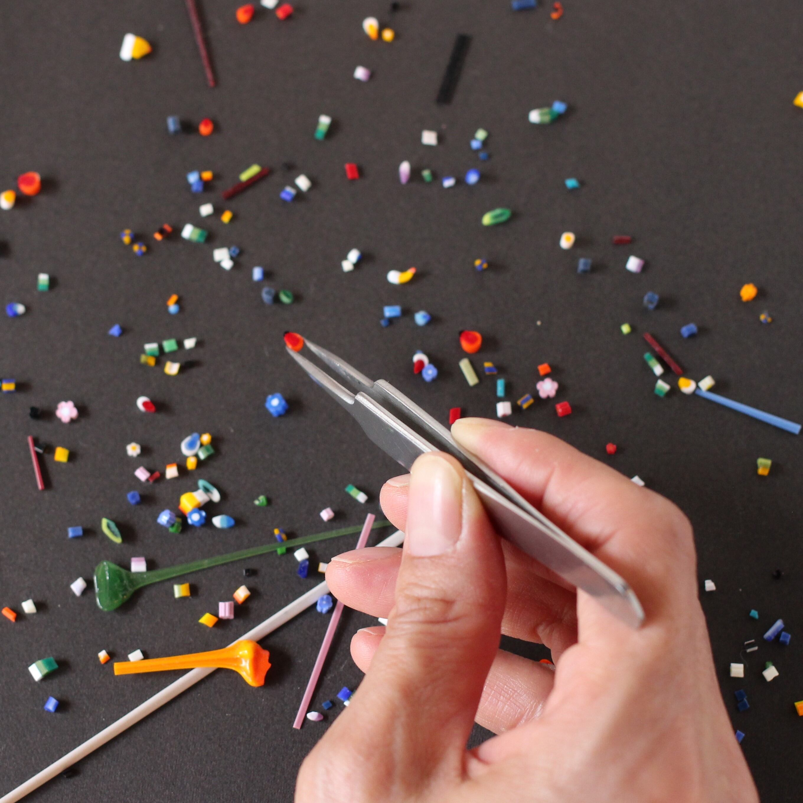 ピンセット｜工具｜FS601｜気持ちよくガラスパーツをつまめる制作の