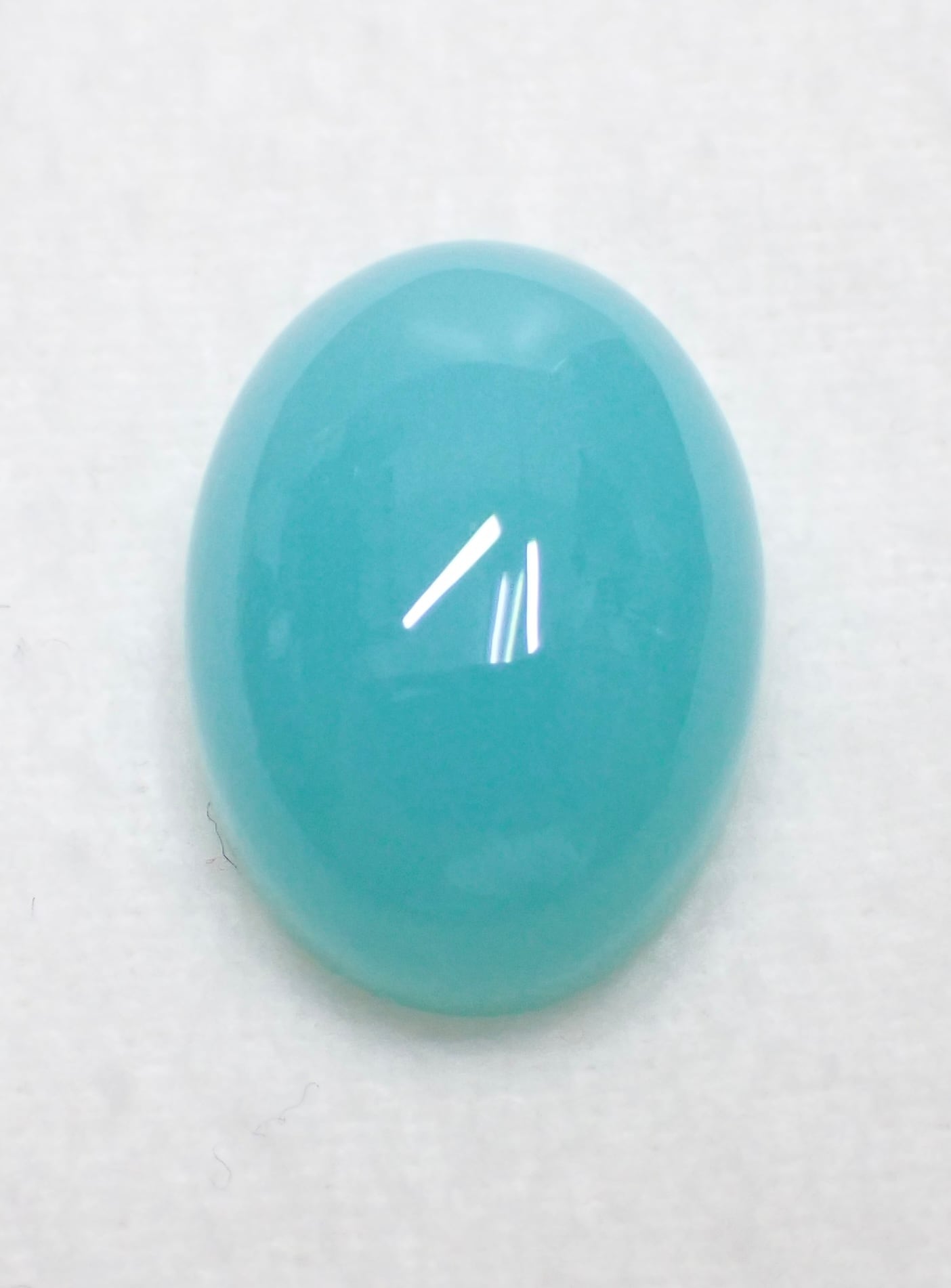 極美品！ シーブルーカルセドニー 13.00ct ルース（LA-8069