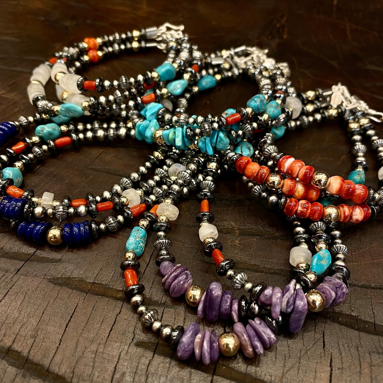 ブライト（Bright）ブレス（Wave　turquoise）20cm - 2