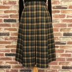 BURBERRYS Check Multi-color Wool Skirt