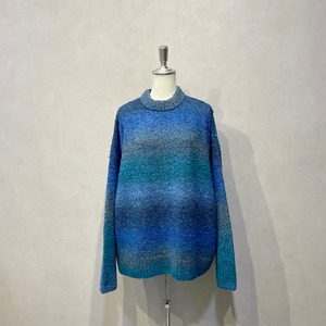 グラデーションニット【ATELANE】