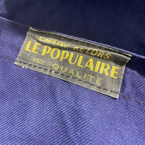 50s LE POPULAIRE 刺繍タグ Metis フレンチワークジャケット 詳細写真2