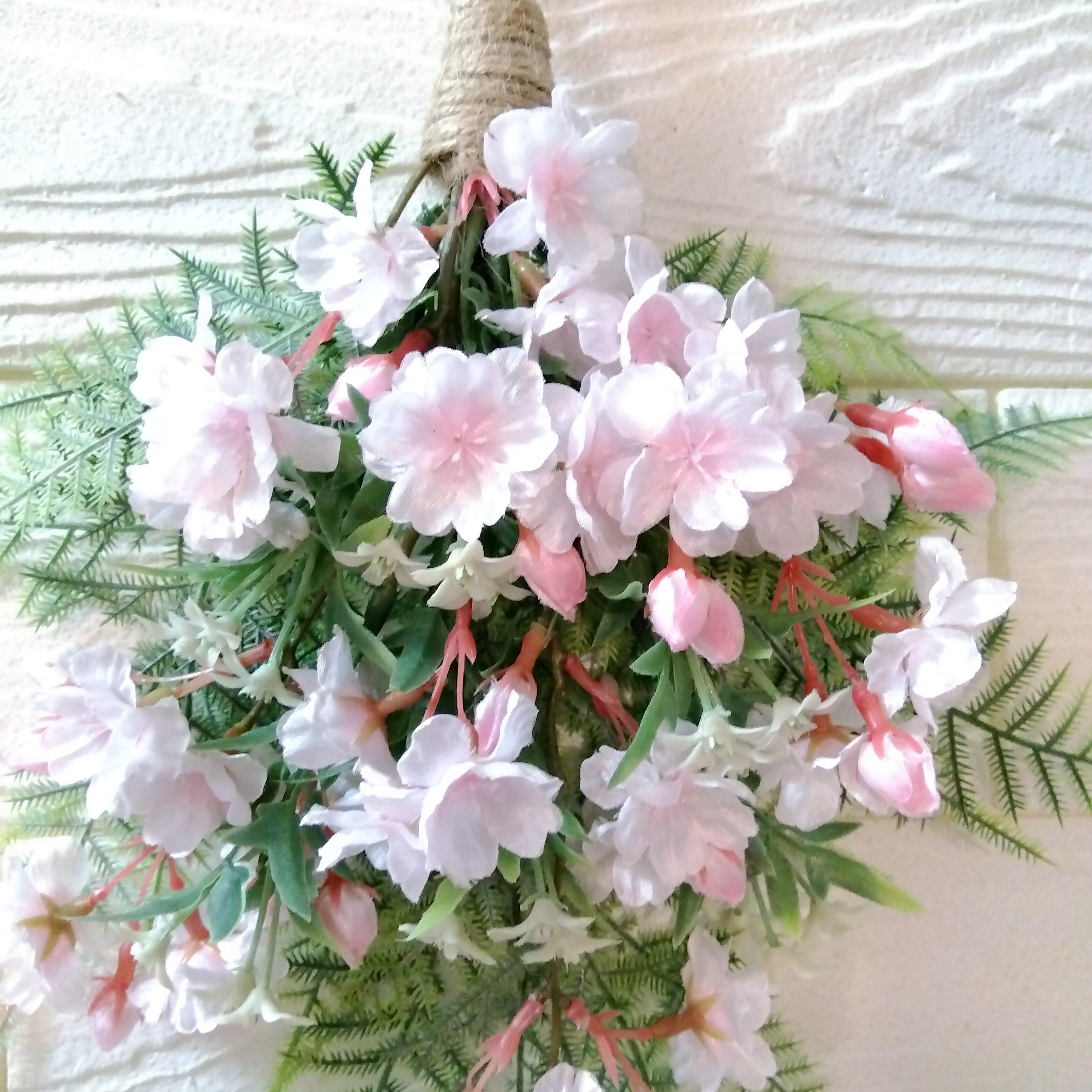 春色 スプリングリース 桜 スワッグ しだれ桜 | 雑貨屋 HarryChop