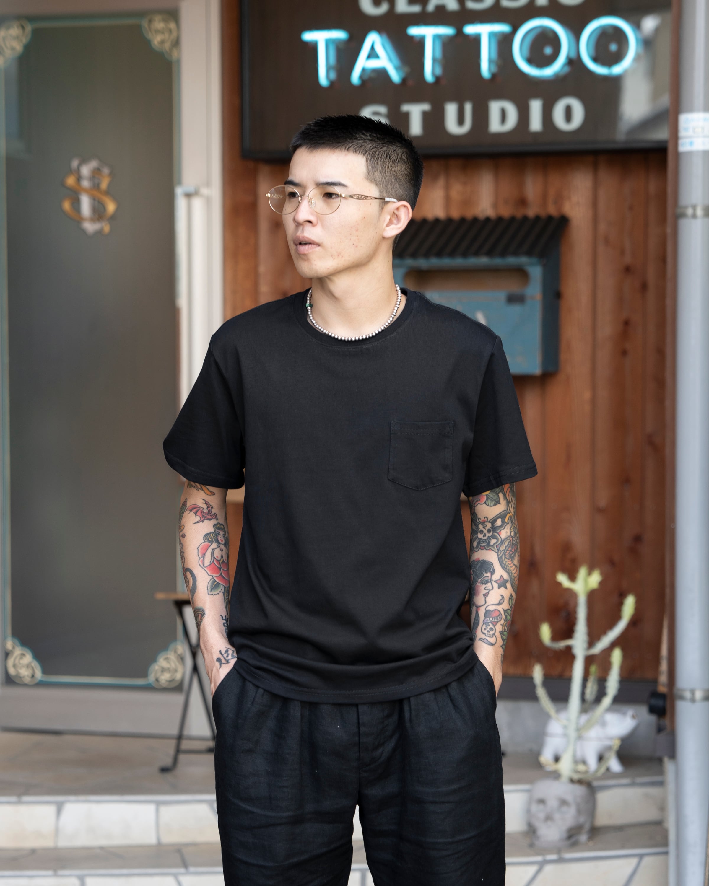 【KENZO 】 BLACK Tシャツ