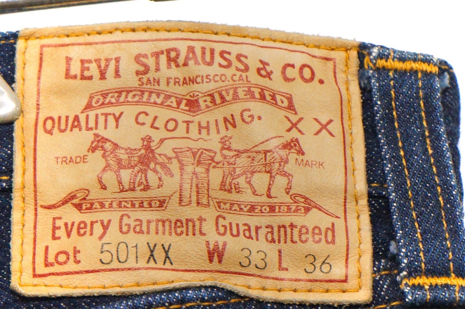 2840 Levi's リーバイス 501XX 47年モデル 47501 0117 米国製 99年製