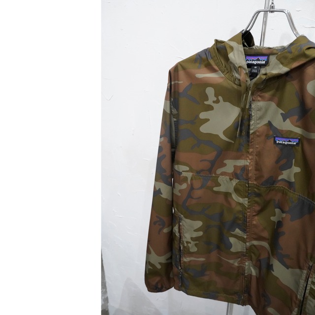 Patagonia 10s Light&VariableHoodieCamouflageDWRZipJacket