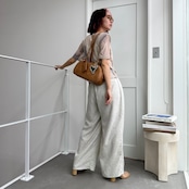 【受注予約:6月下旬入荷予定】long handle boston bag/ camel