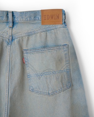 refomed "FRESH MAN DENIM WIDE PANTS by EDWIN "USED"〔INDIGO〕"