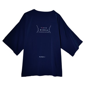 (NAVY)  Comrades  Tokyo ninja Landscapes   T shirt   　サイズ：M