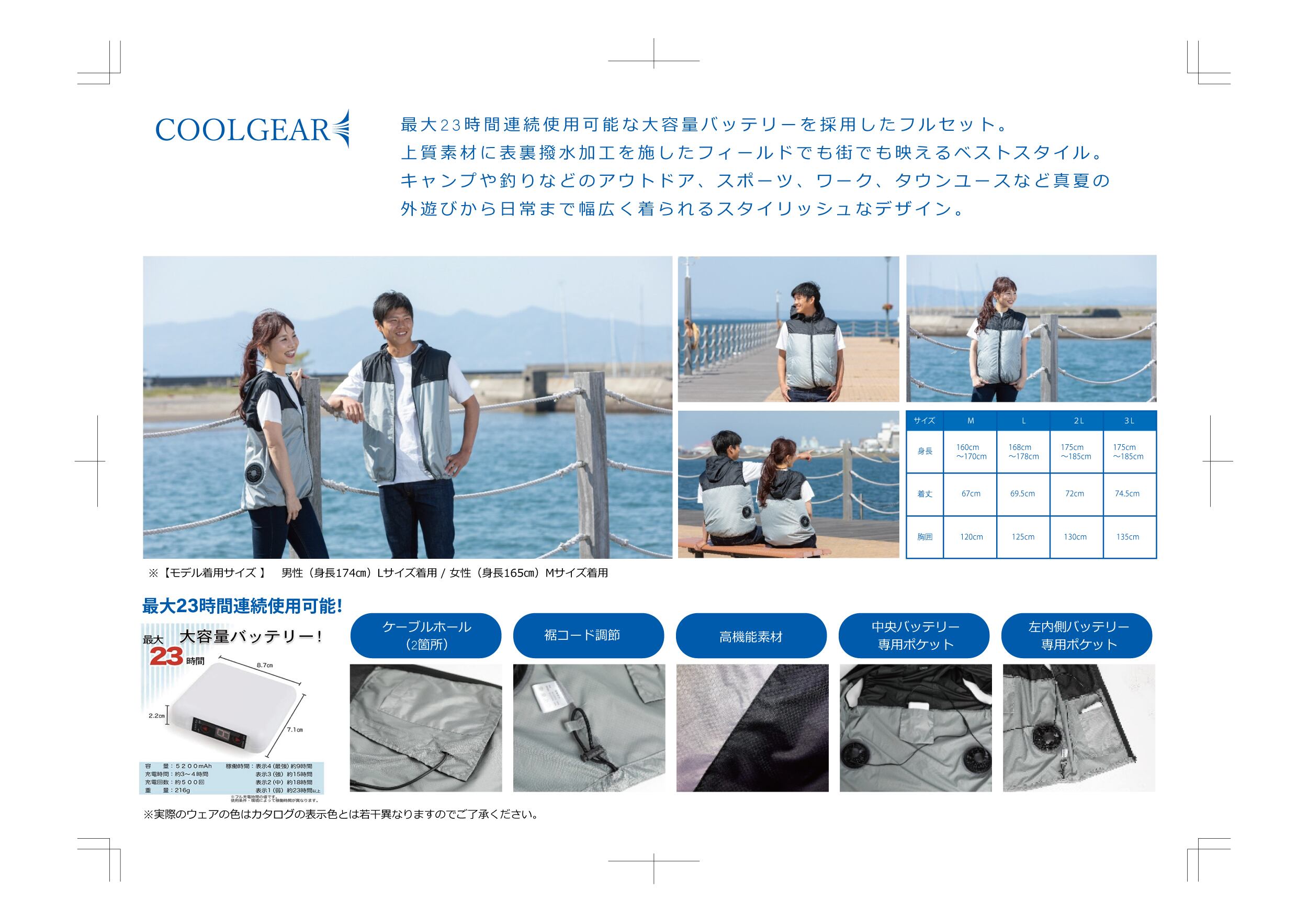 ファン付きベスト（スポーツアウトドアタイプ）フルセット | linesshop