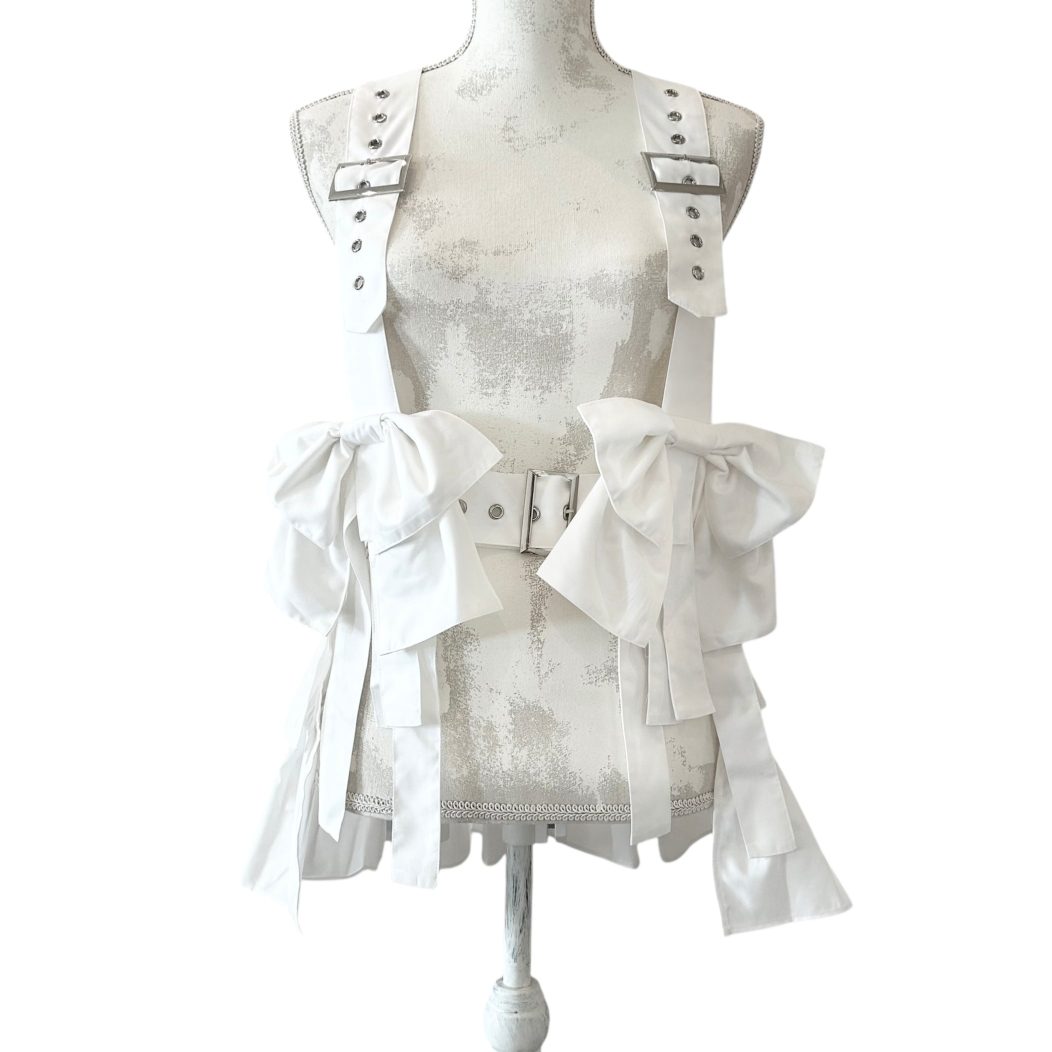 リボンハーネス　WHITE
