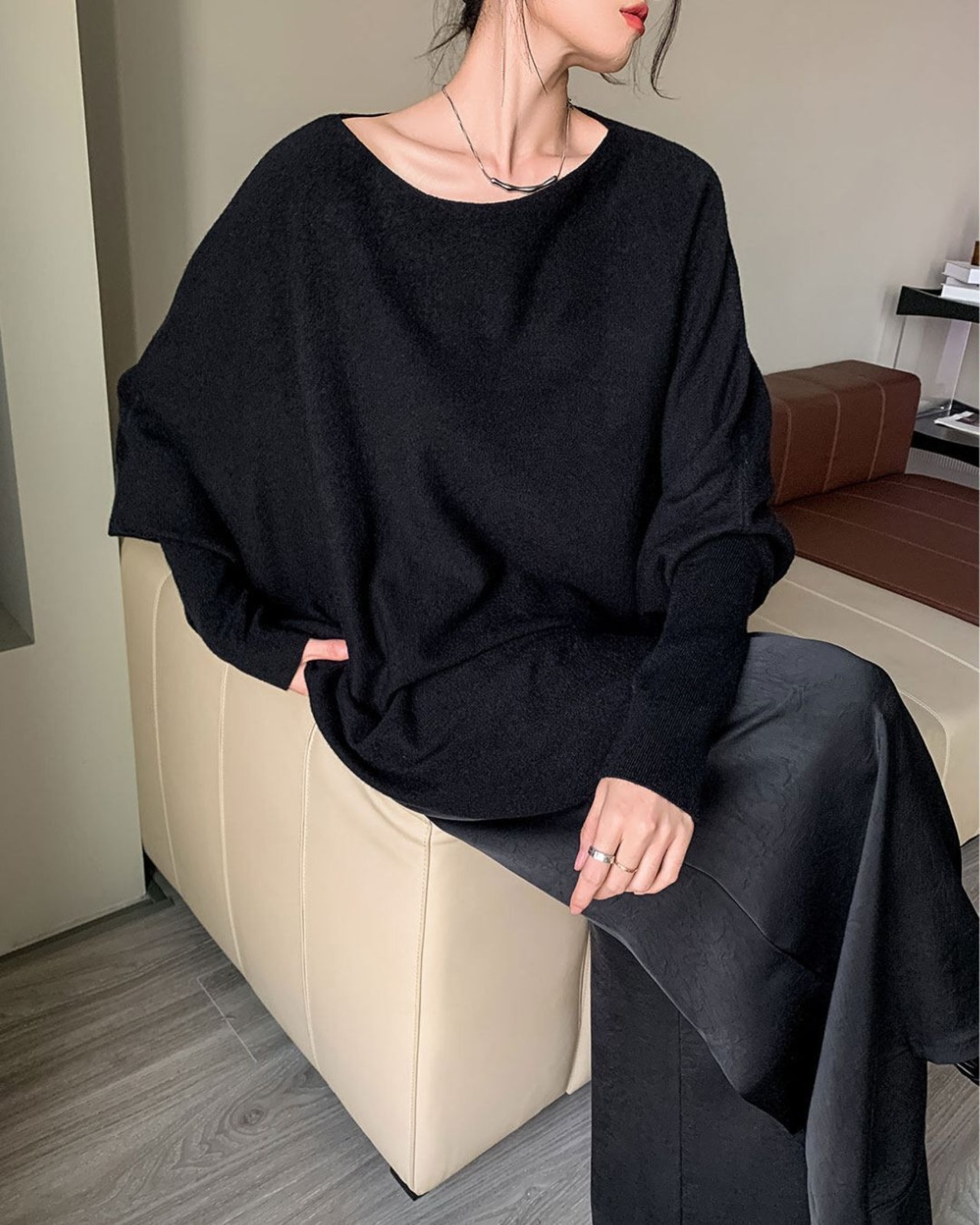 ドルマンスリーブオーバーサイズニット A0759 - 4