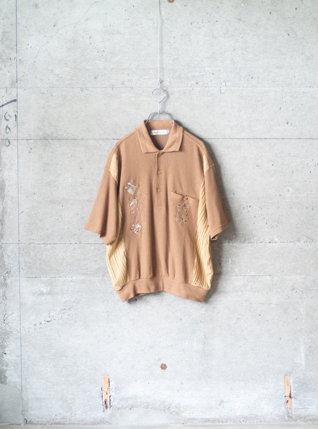 "RUBINOZA" 1990s Combi polo shirt