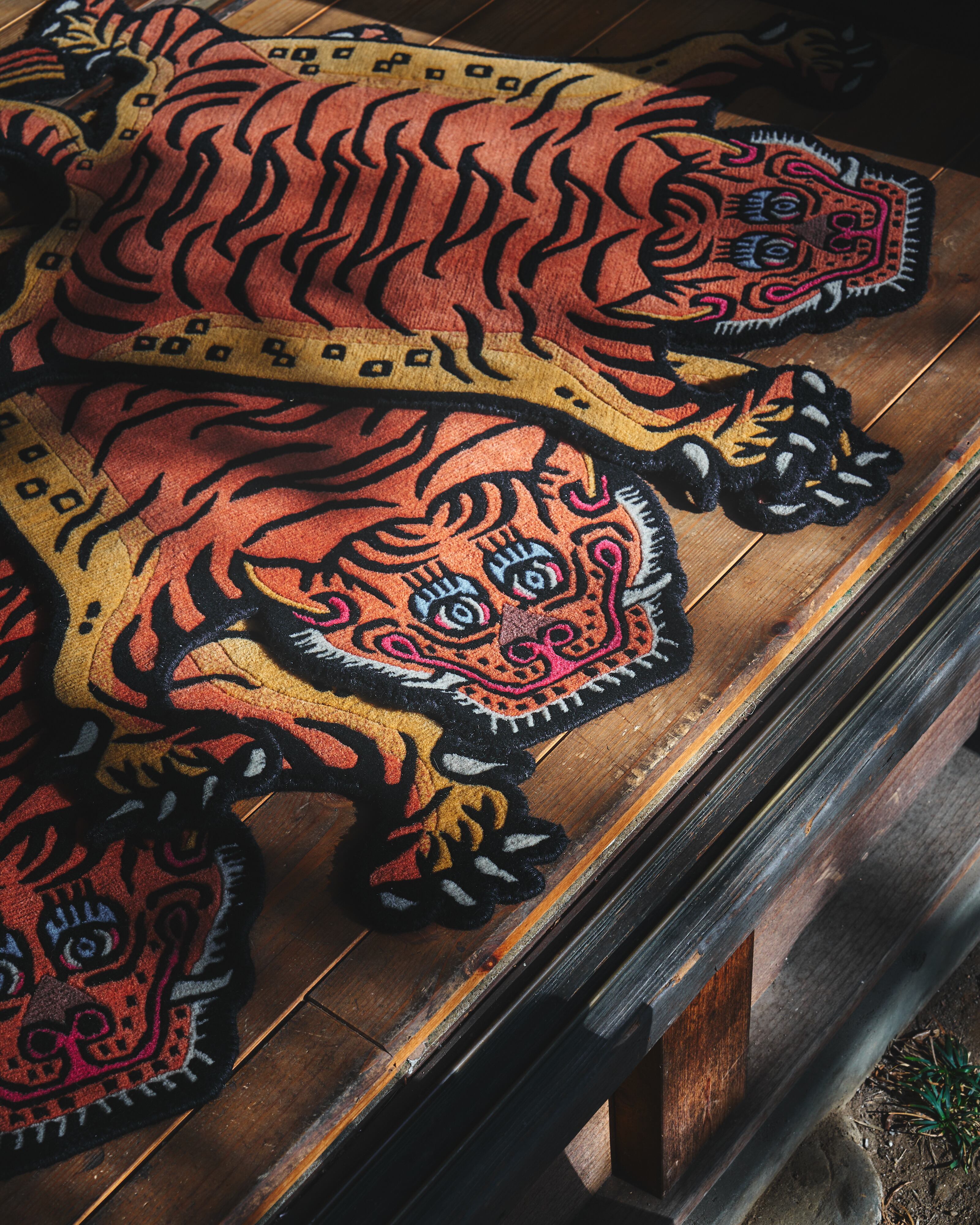 Tibetan Tiger Rug 《Sサイズ•ウール・オリジナル3・クラシックカラー
