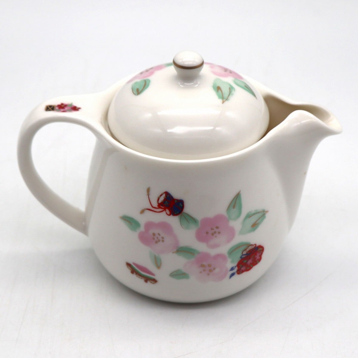 庫山窯・前畑陶器・雛の里ポット茶器・ティーポッド・湯呑セット・No