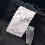 EDIFICE エディフィス チェック ウール スラックス パンツ 44/ネイビー グリーン系 メンズ