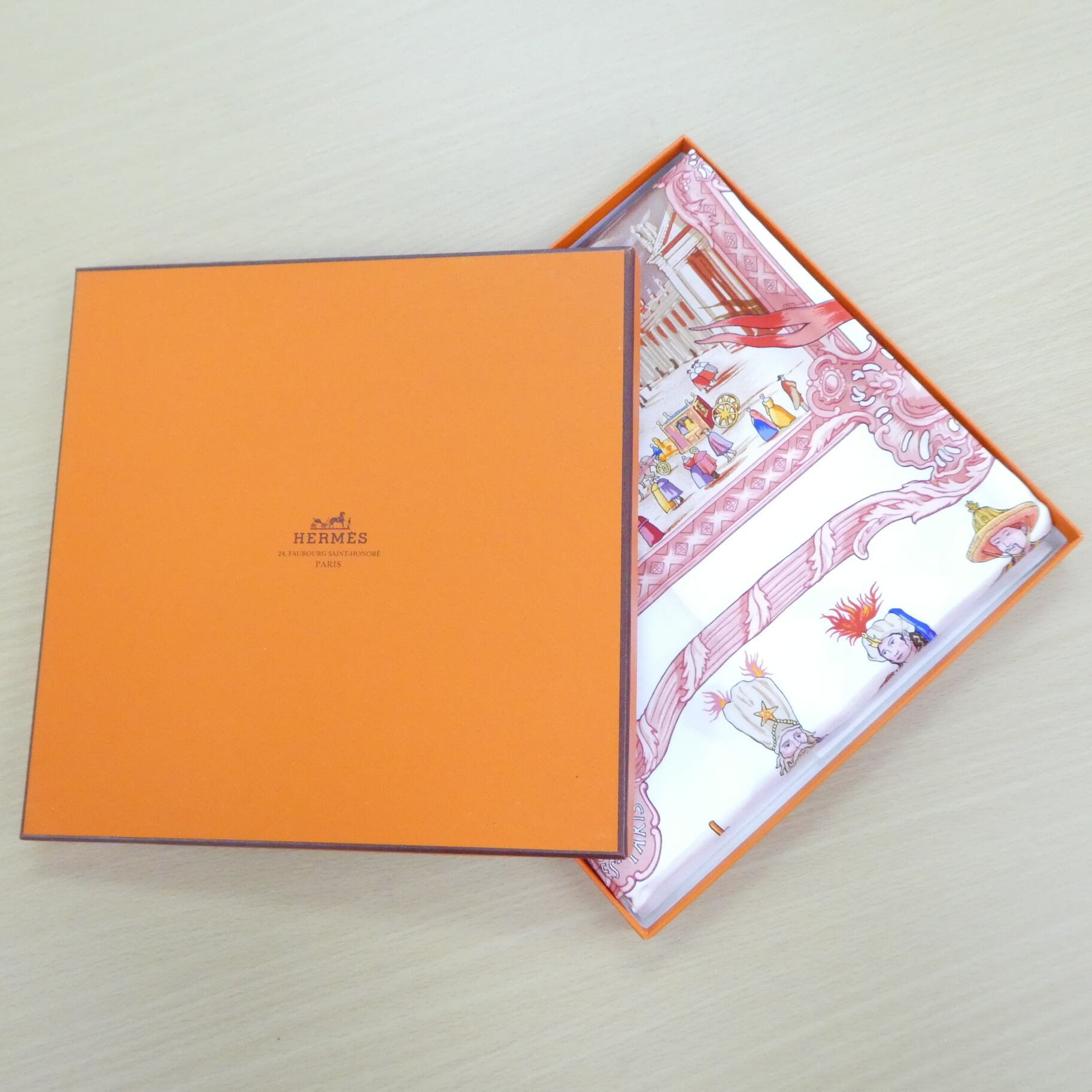 美品 HERMES エルメス カレ90 TURQVERIES EN L'HONNEUR DE MHT 1748