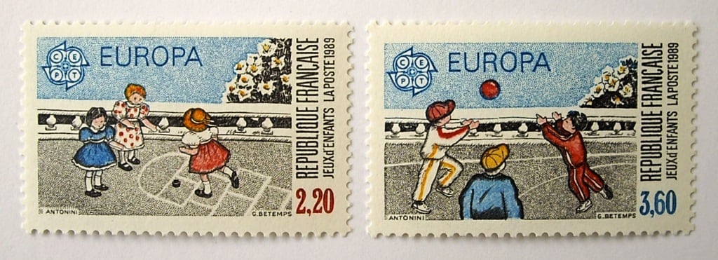 子どもの遊び / フランス 1989 | Stempel ― 旅する切手 ―