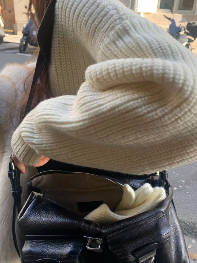 (OUNCE) lauren hachi knit / 2color