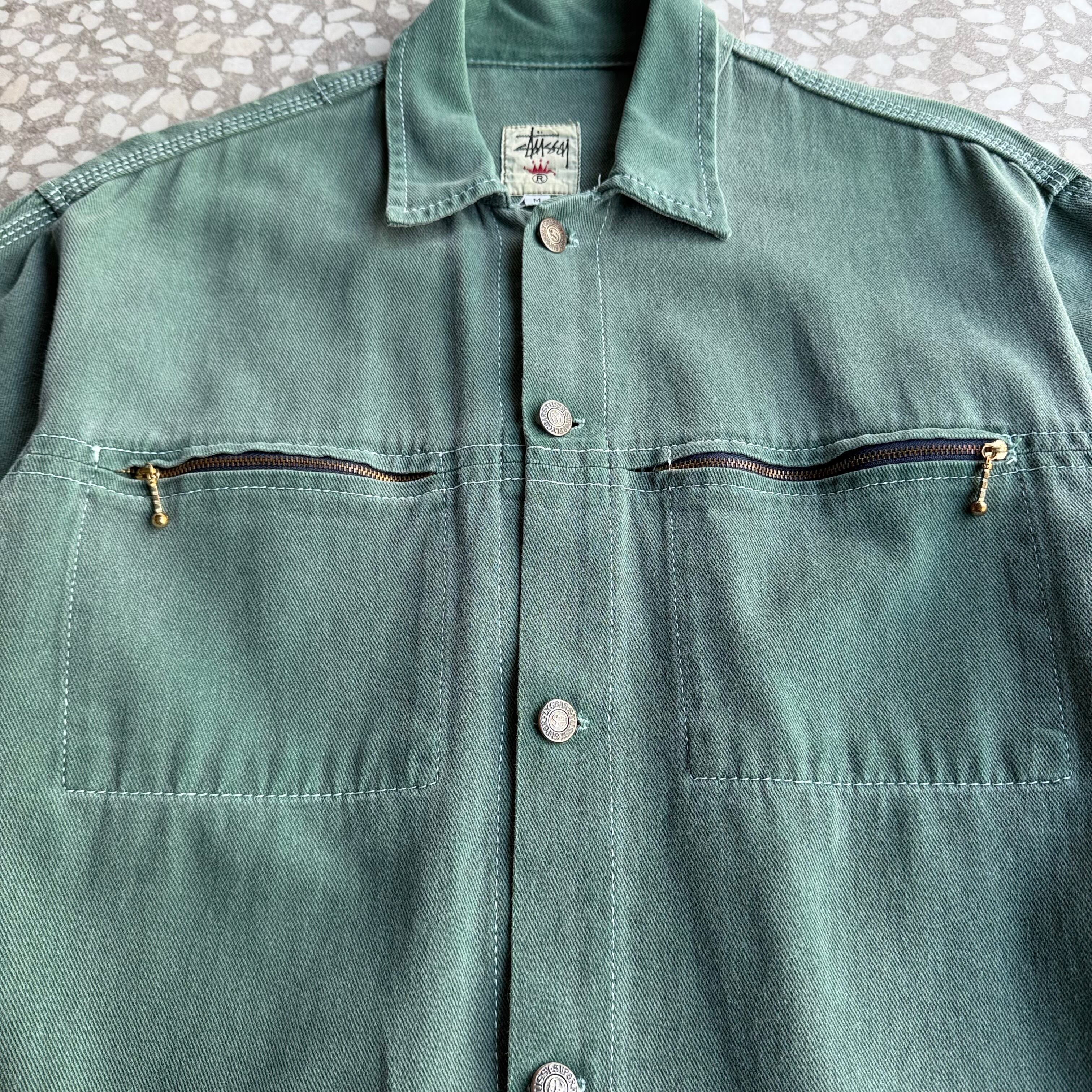 STUSSY / 90's KING SIZE coverall size M | 古着屋COBBLES (コーブレス)