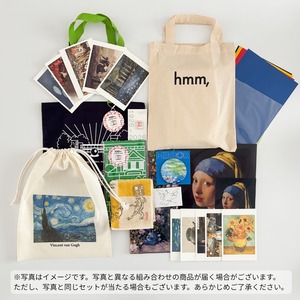 【WEB限定】hmm,6周年記念　アートグッズセット