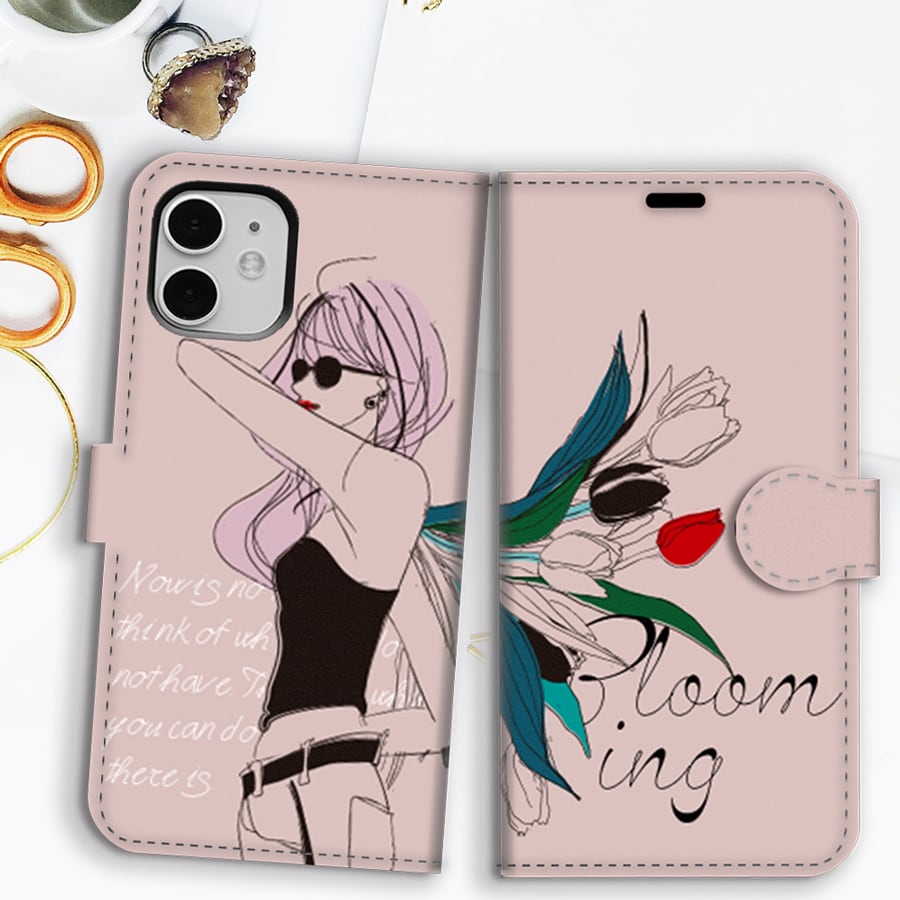 手帳型ケース・“ 鬱金香(うっこんこう)”