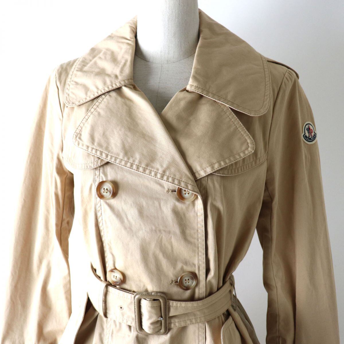 モンクレール MONCLER トレンチコート ベージュ モンクレール