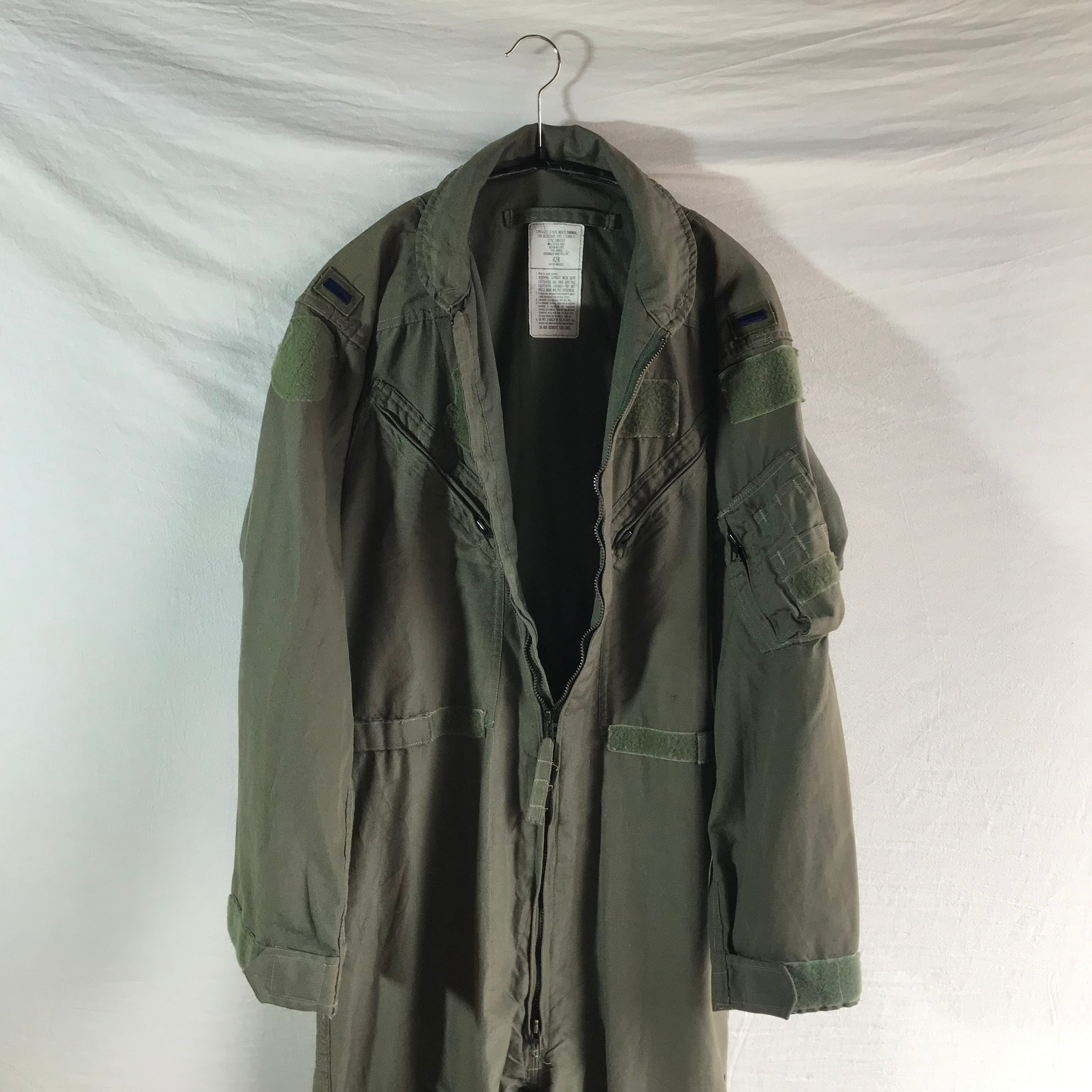 美USED】米軍実物 JP-8 ゴアテックスカバーオールスーツツナギ S 遅し 