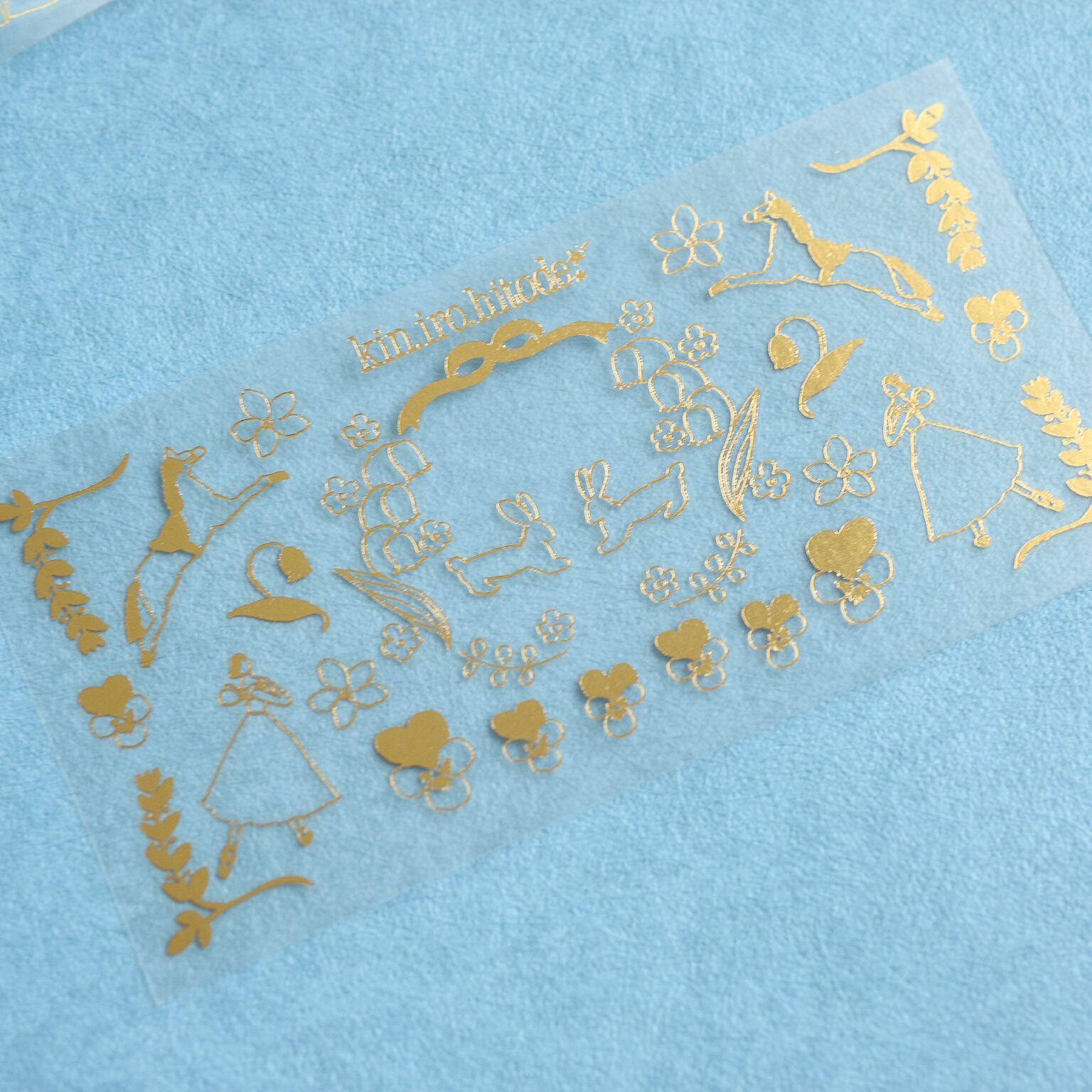 金箔転写シール バレリーナのお気に入り きんいろひとで Kin Iro Hitode 金箔転写シール バレリーナのお気に入り きんいろひとで Kin Iro Hitode