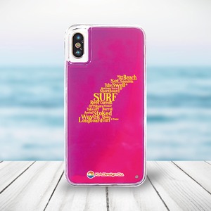 【受注生産】Surf Fin ネオンサンド iPhoneケース（Pink）