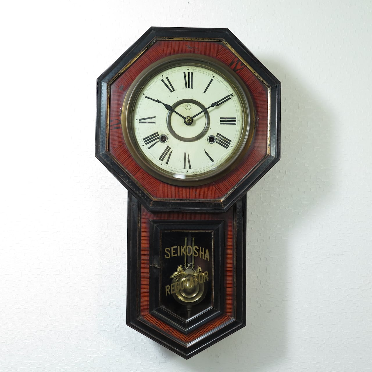 SEIKO セイコー 古い掛時計 八角時計 - 掛時計