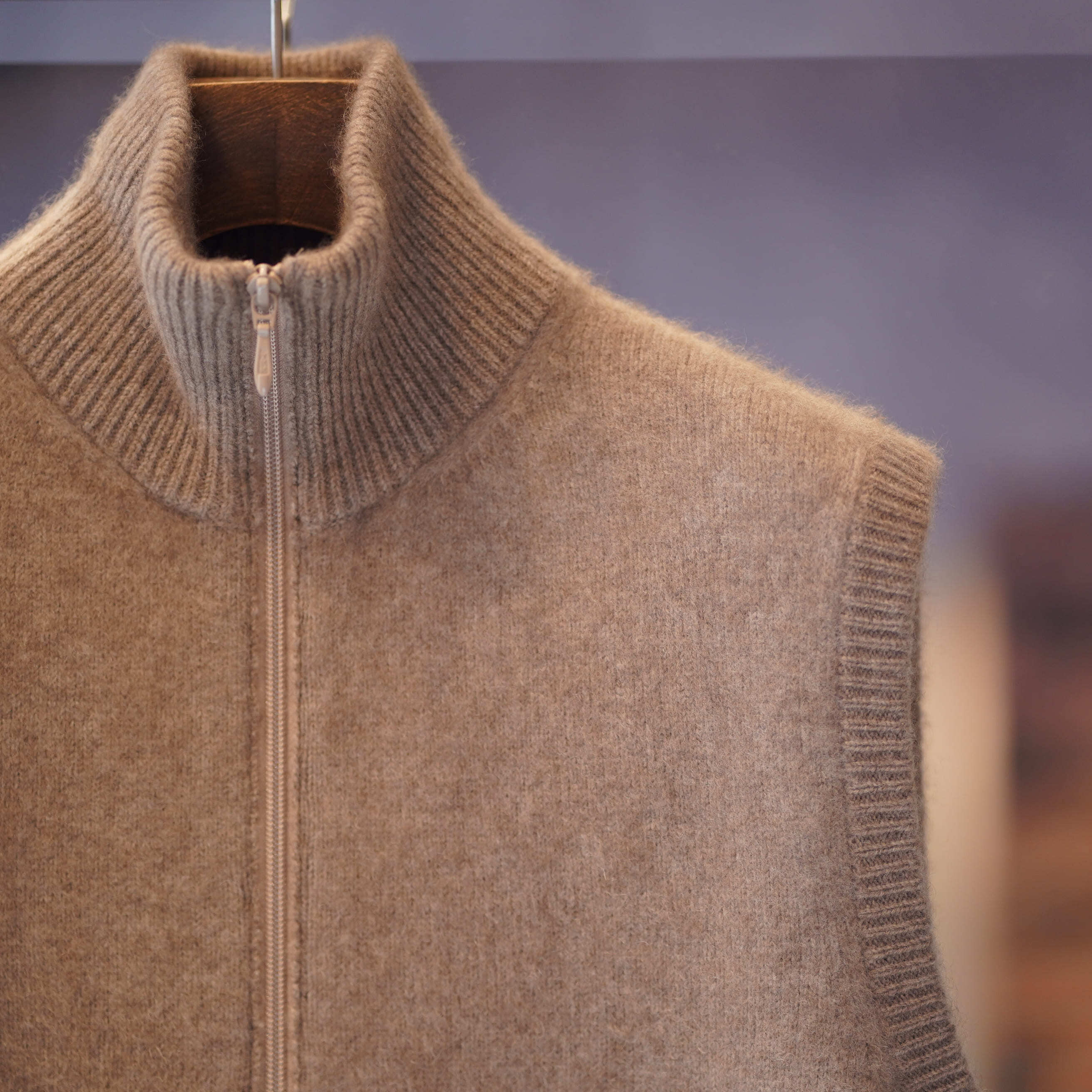 22AW】MAATEE&SONS CASHMERE RIVER VEST 3（23ss maatee&sons river 