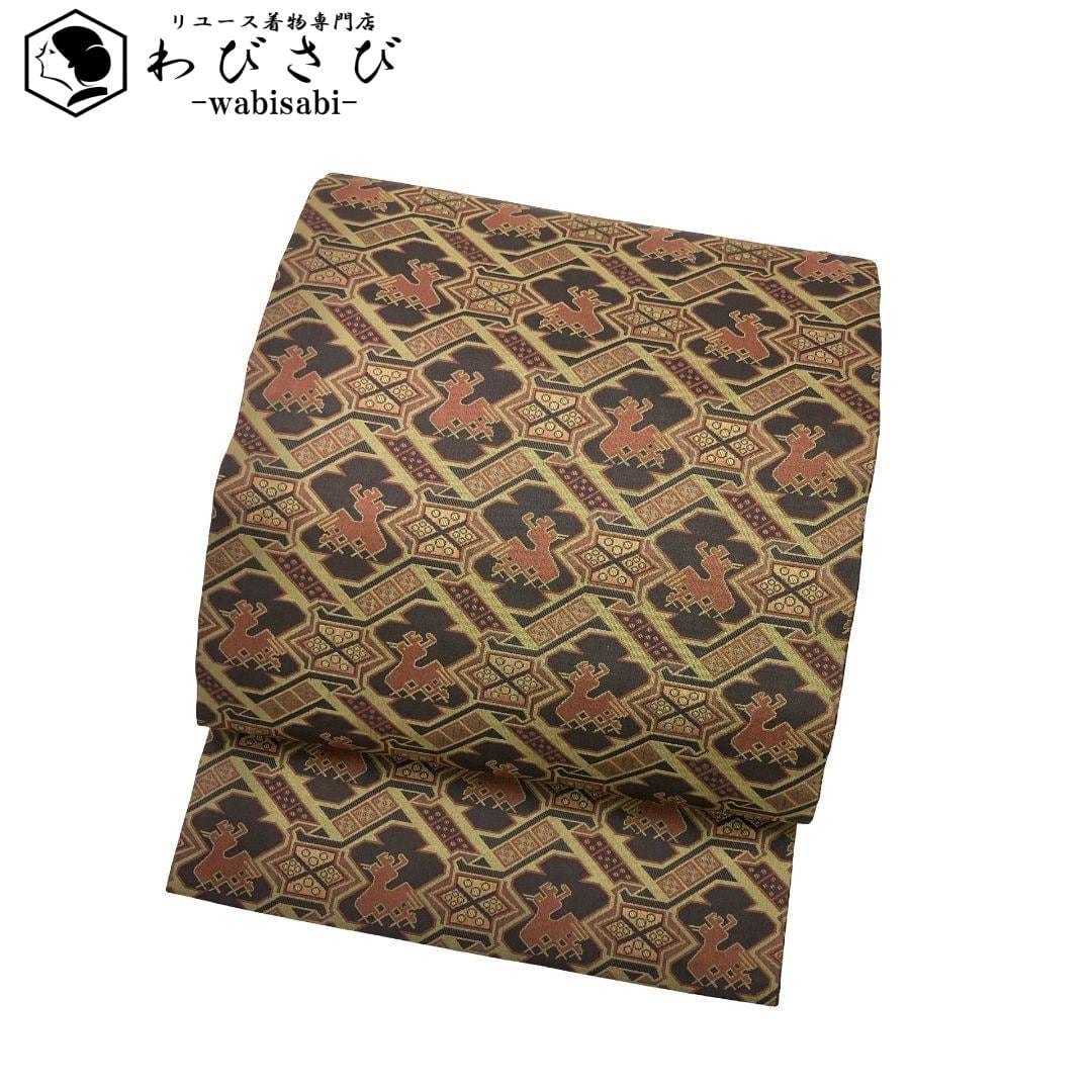 ☆ 名古屋帯 有栖川 総柄 O-5412 名古屋帯 有栖川 総柄 O-5412 着物 きもの kimono 和服 和装 中古